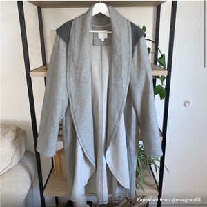 Anthropology Long Sweater Coat